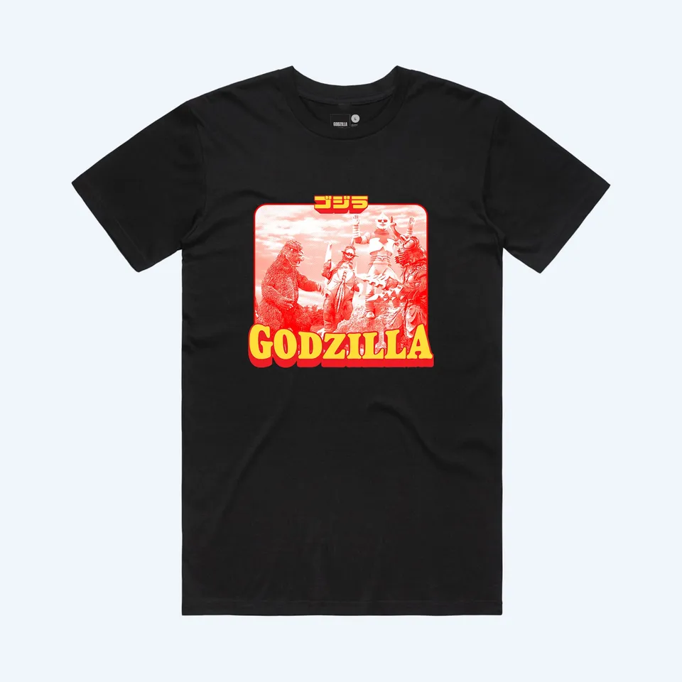 godzilla-apparel-godzilla-day-70th-anniversary-t-shirt-schwarz-baumwolle image 1