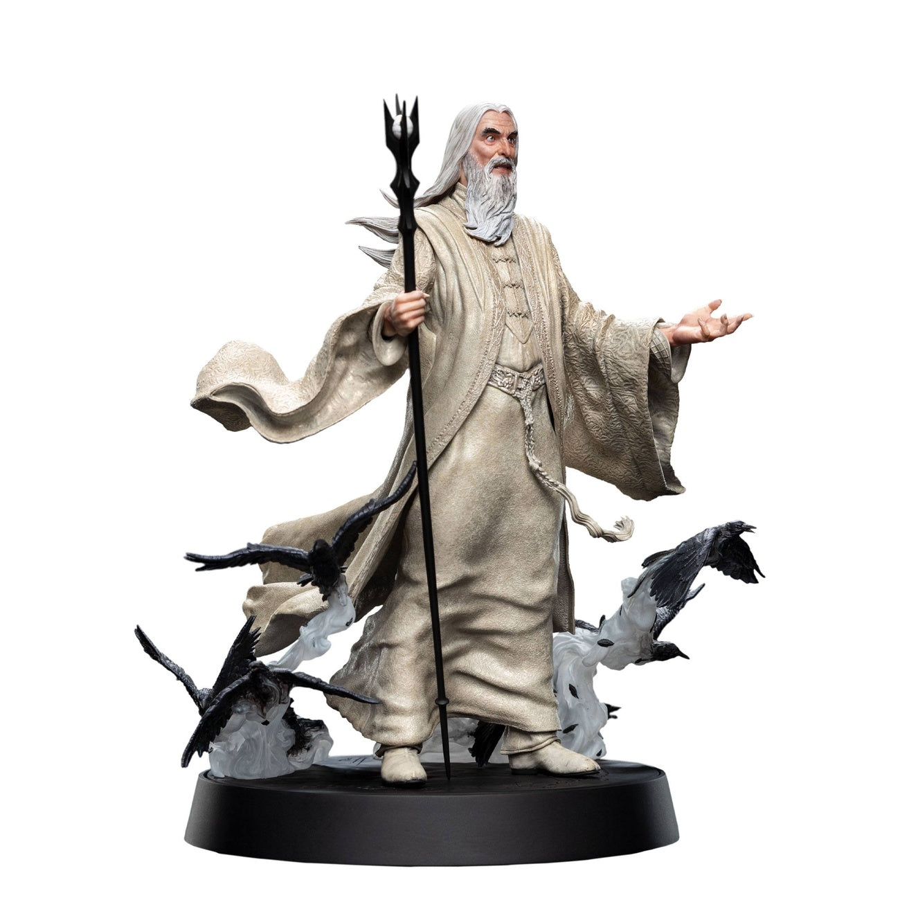der-herr-der-ringe-saruman-der-wei-e-statue-weta-figur image 8