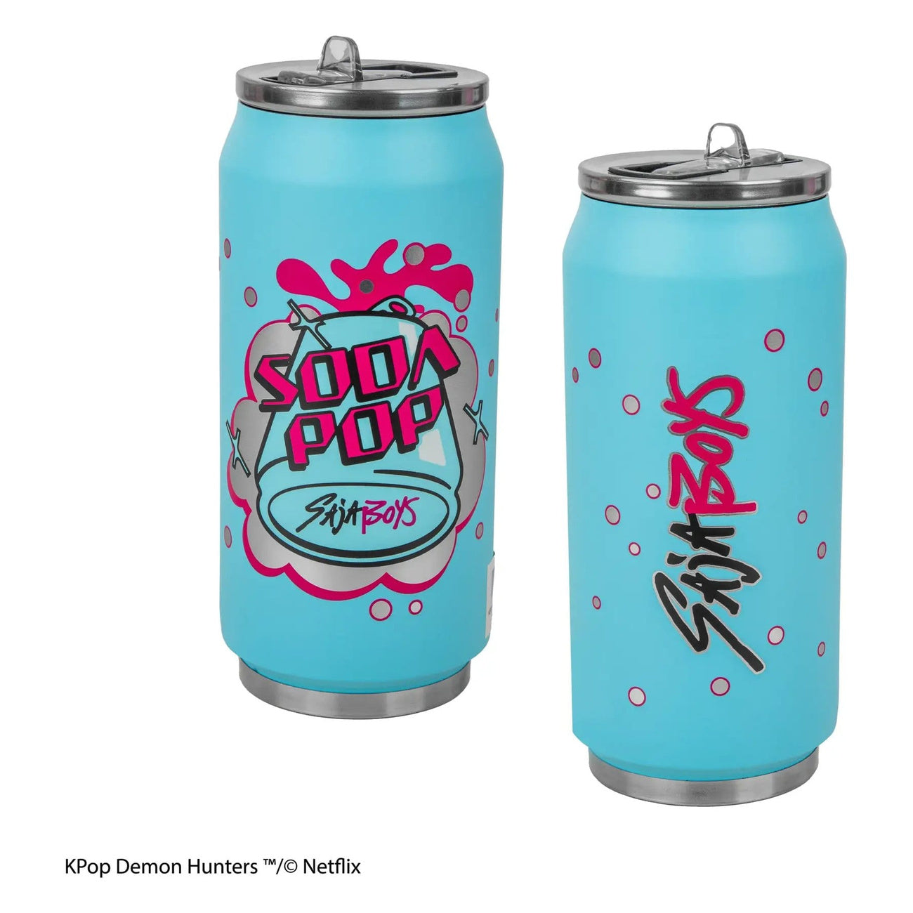 elbenwald-kpop-demon-hunters-thermobecher-soda-pop-can-mit-strohhalm image 2