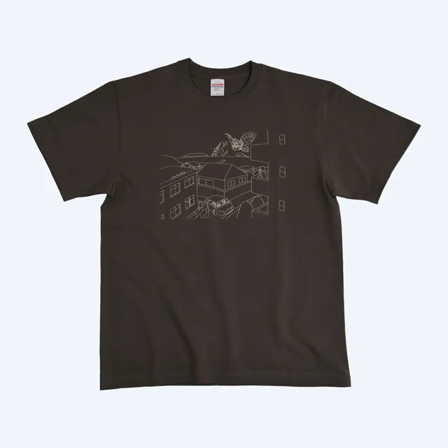 godzilla-the-art-ahh-t-shirt-charcoal-qrais-print-gr-l-xl image 1