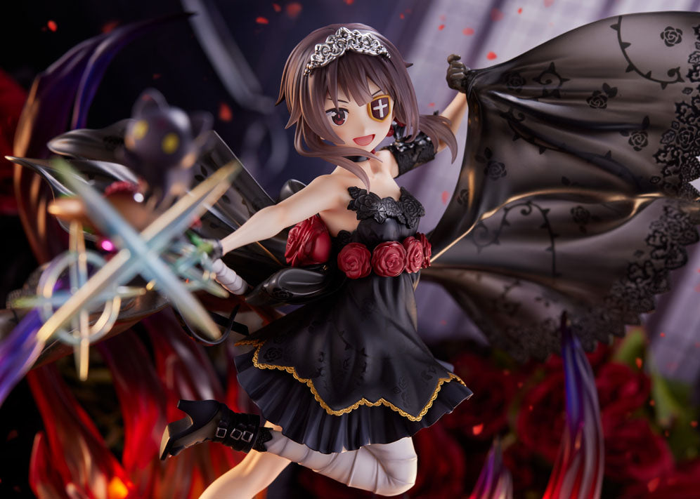 furyu-f-nex-megumin-1-7-figur-schwarzes-rosenkleid image 4