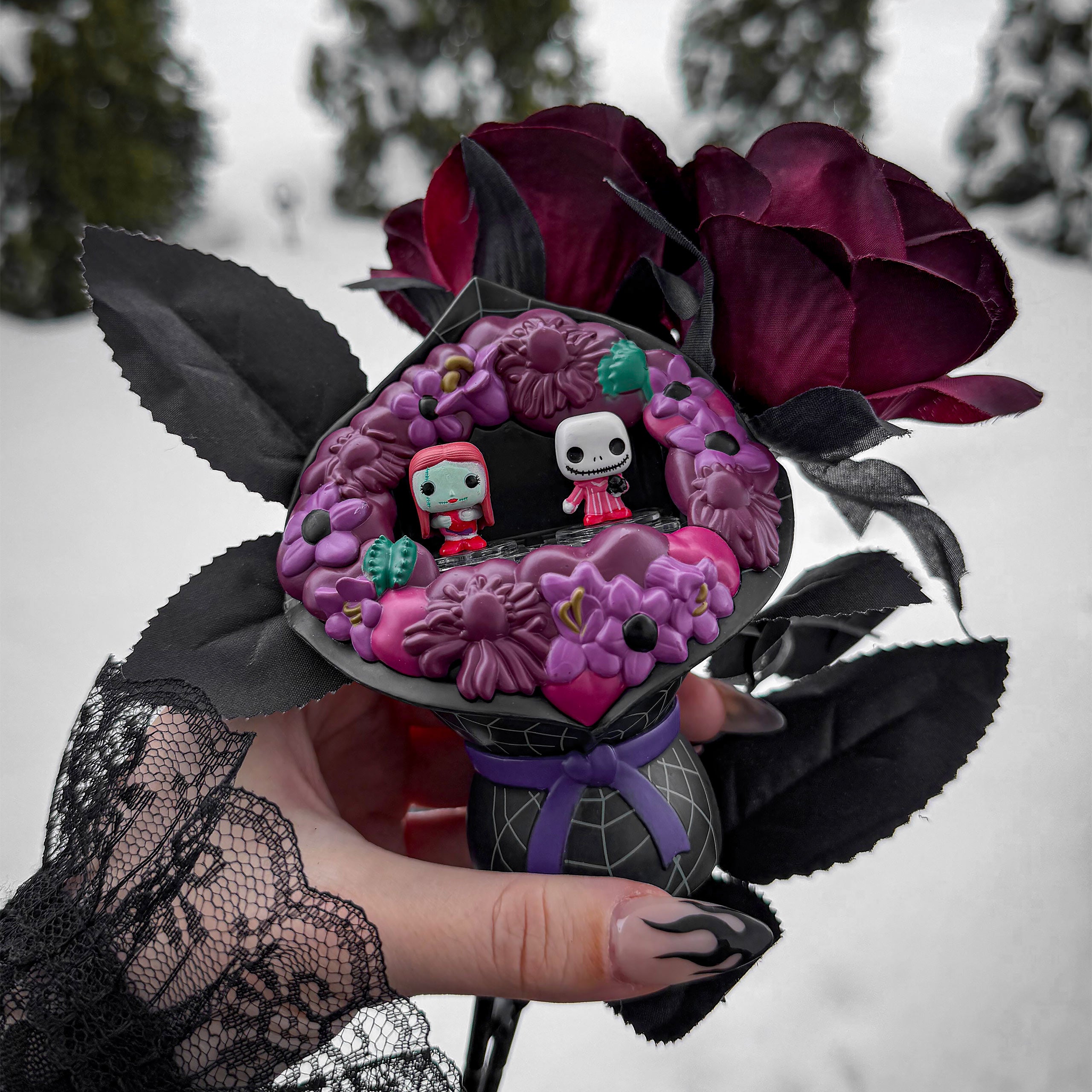 funko-nightmare-before-christmas-jack-sally-bitty-pop-bouquet image 8