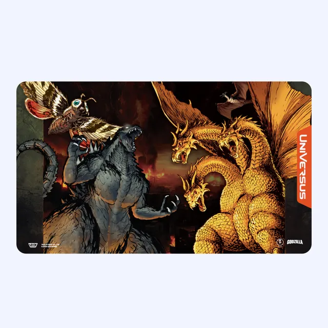 godzilla-home-games-four-kaiju-challenger-spielmatte-61x36cm image 1