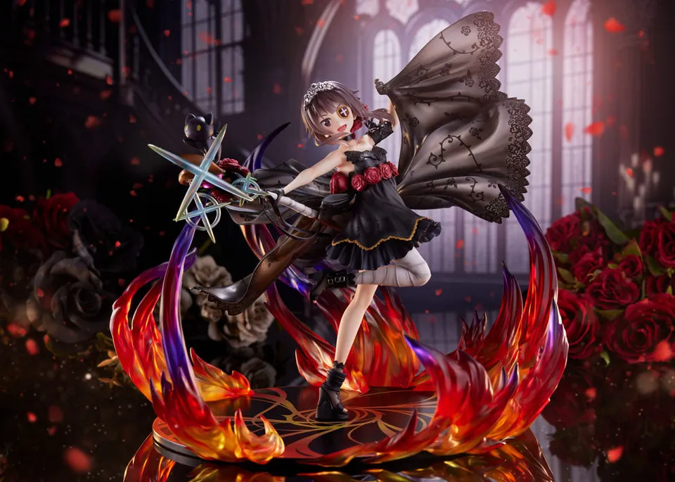 furyu-f-nex-megumin-1-7-figur-schwarzes-rosenkleid image 1