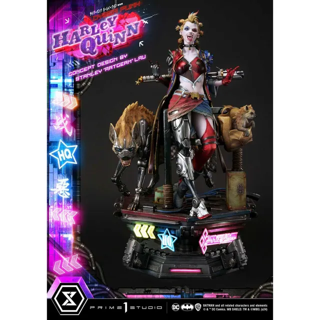 batman-ultimate-premium-masterline-cyberpunk-statue-led image 1