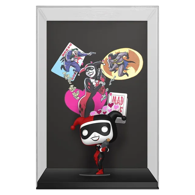 elbenwald-pop-comic-covers-harley-quinn-vinyl-figur-9-cm image 1