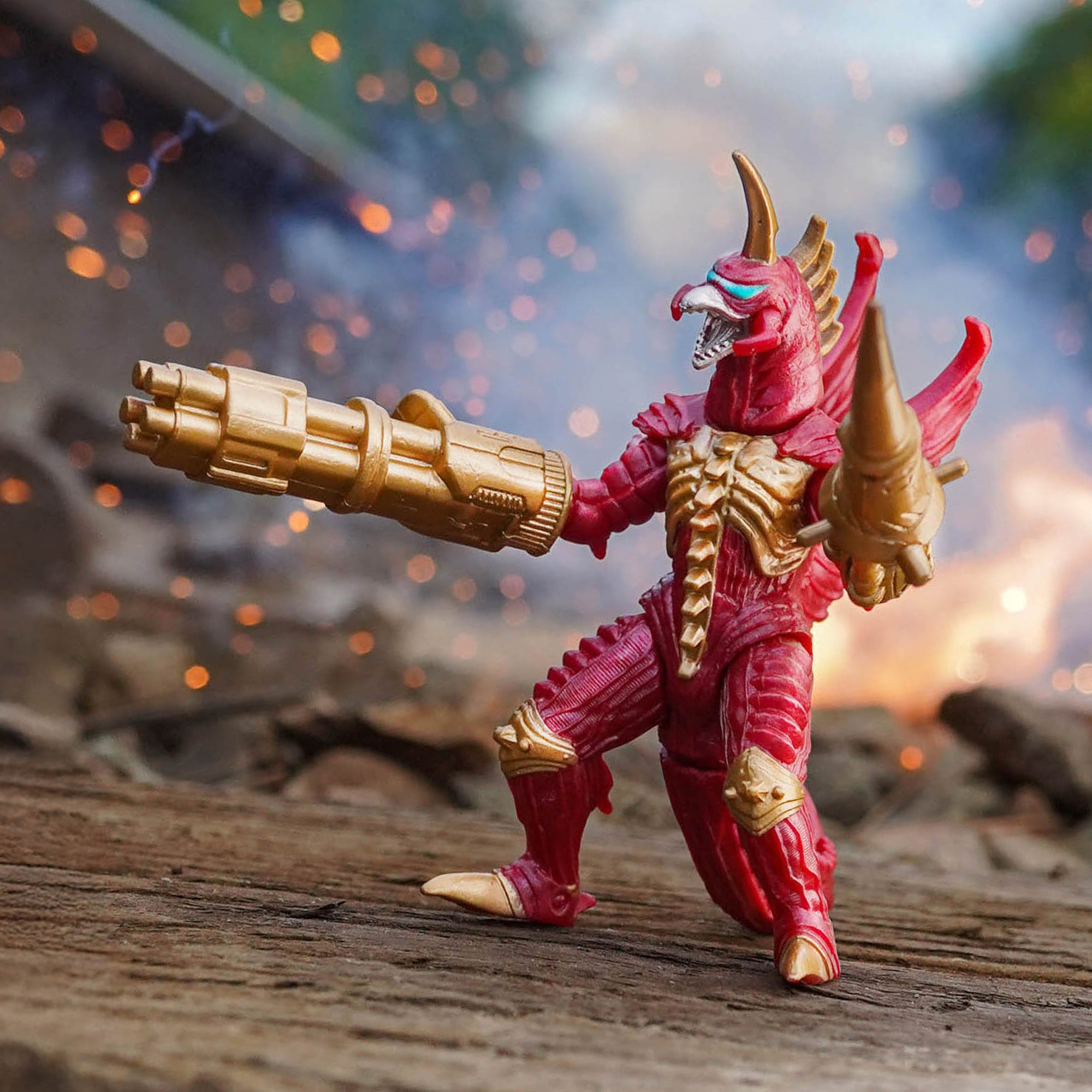 godziburst-infinite-lance-gigan-pvc-figur-9cm-bandai image 2