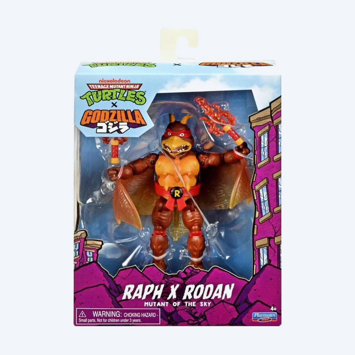 tmnt-godzilla-raphael-x-rodan-actionfigur-12-7cm-playmates image 4