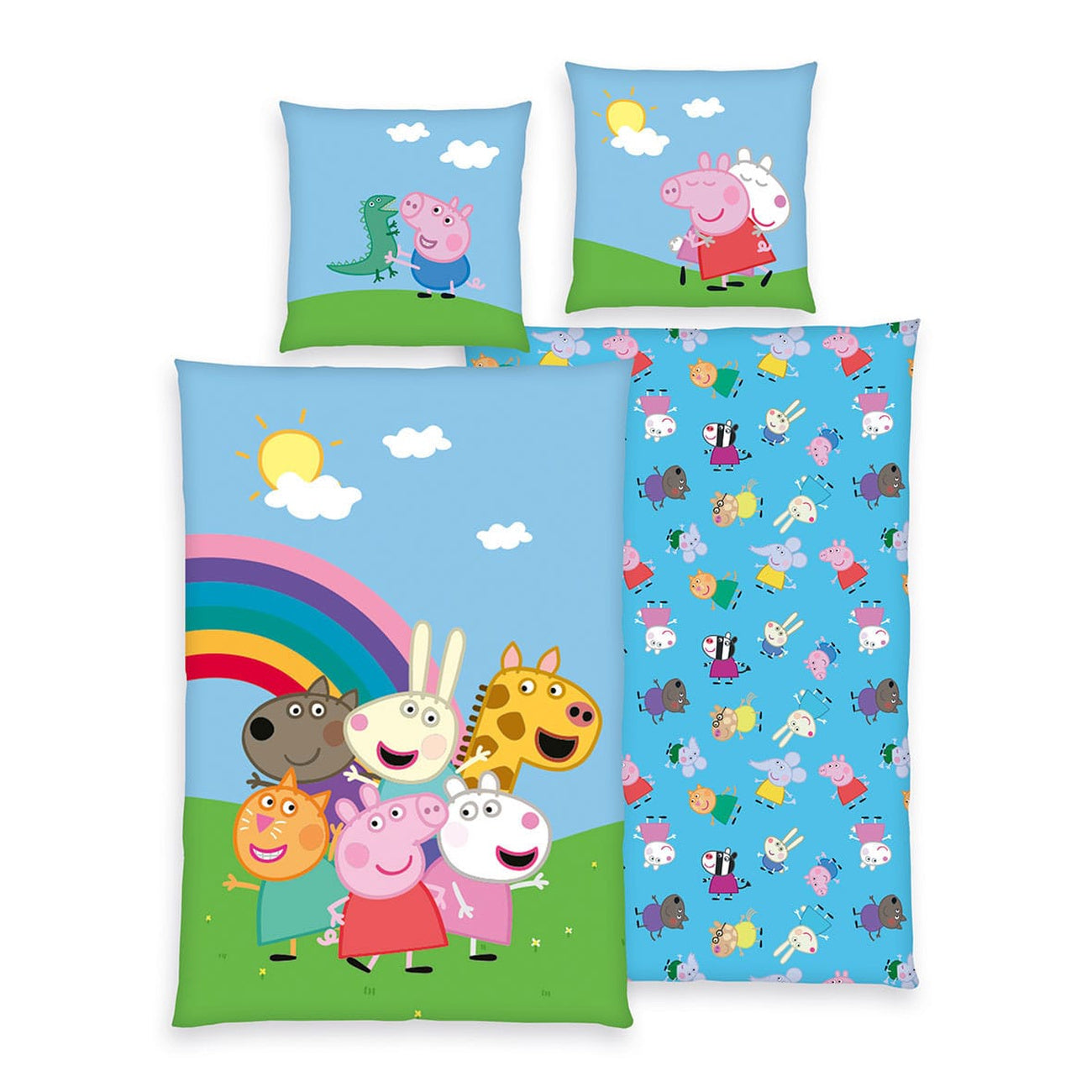 peppa-pig-bettw-sche-135x200-baumwolle-kinder image 1