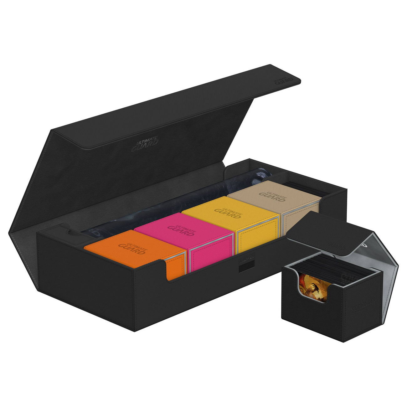 ultimate-guard-superhive-550-xenoskin-deckbox-schwarz image 6