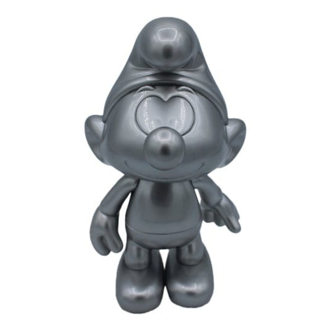 die-schl-mpfe-schlumpf-silber-vinyl-figur-19-cm-sammler image 1