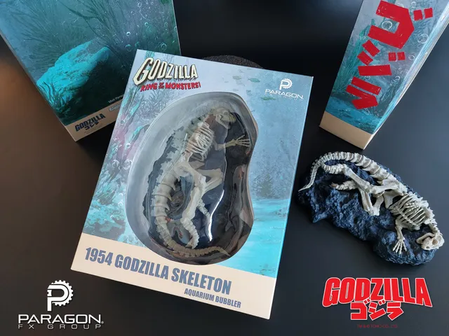 godzilla-skeleton-aquarium-bubbler-deko-20-cm-limited-edition image 1