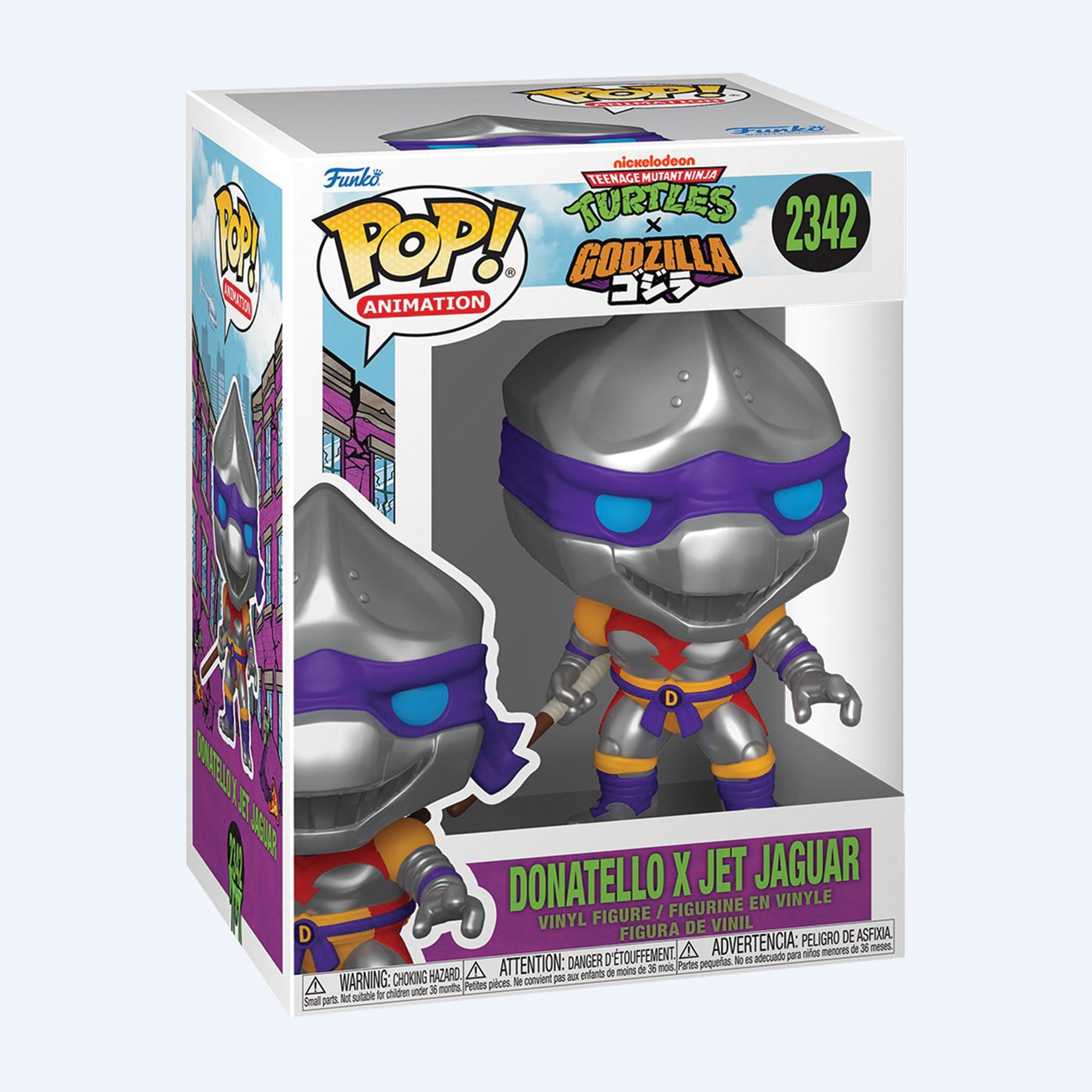 funko-pop-godzilla-tmnt-donatello-x-jet-jaguar-vinyl-figur image 2
