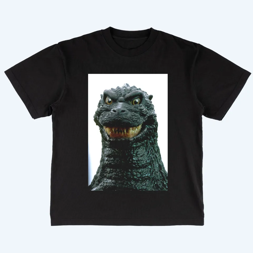 godzilla-apparel-teeth-black-t-shirt-schwarz-baumwolle image 1