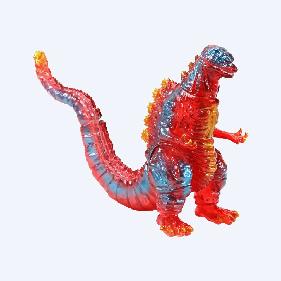 godzilla-ccp-middle-size-ex-2016-figur-retro-red-clear image 1