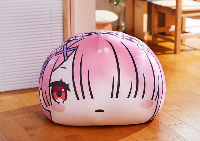 furyu-f-nex-ram-big-sofakissen-70cm-rosa-waschbar image 1