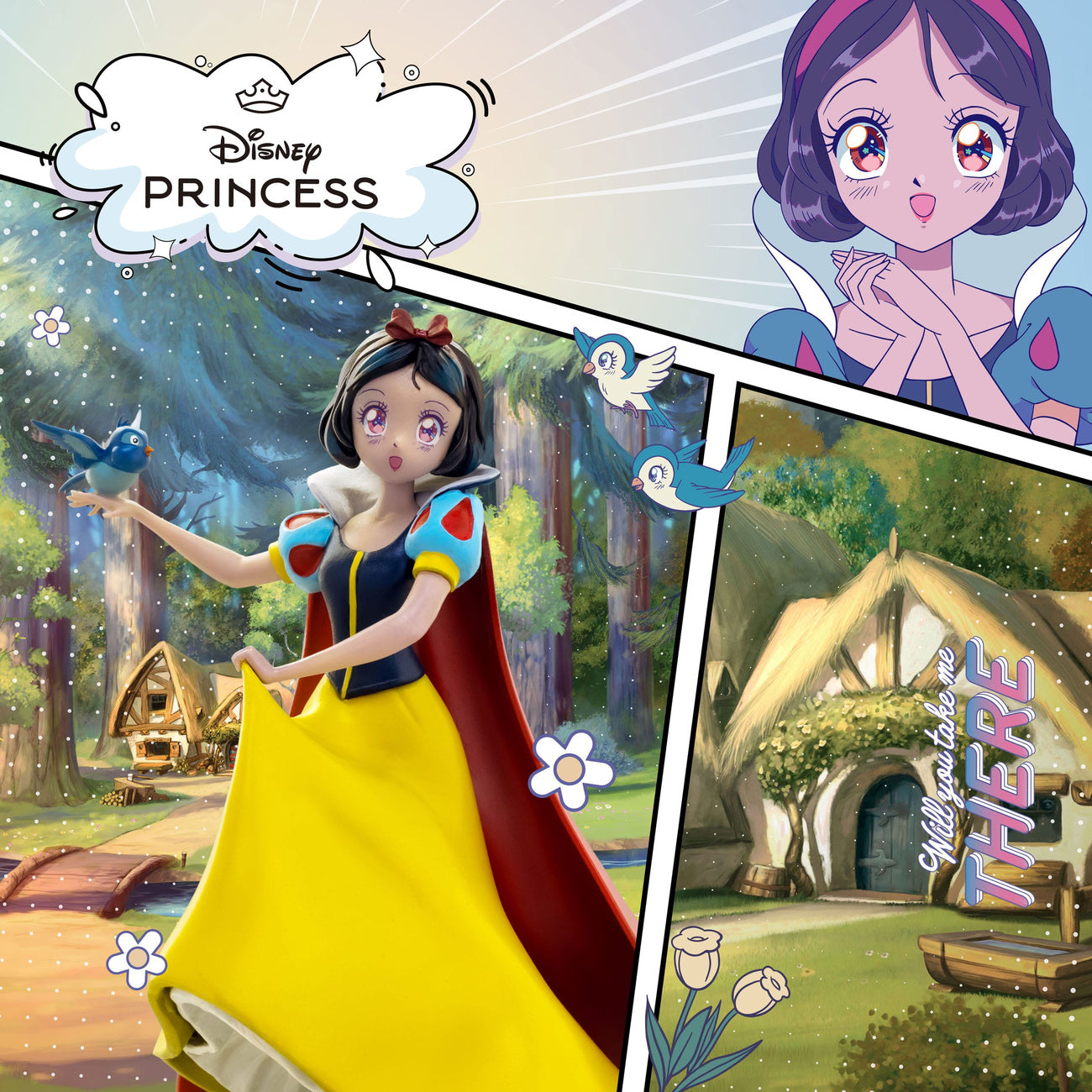 elbenwald-disney-anime-princess-scale-statue-schneewittchen-17cm image 2