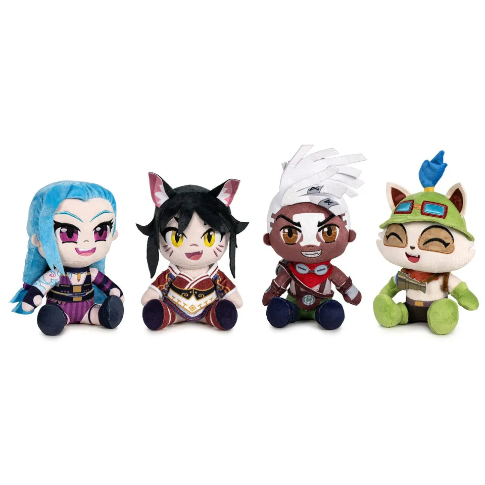 league-of-legends-champions-pl-schfigur-24-cm-12er-set-ahri-jinx image 1