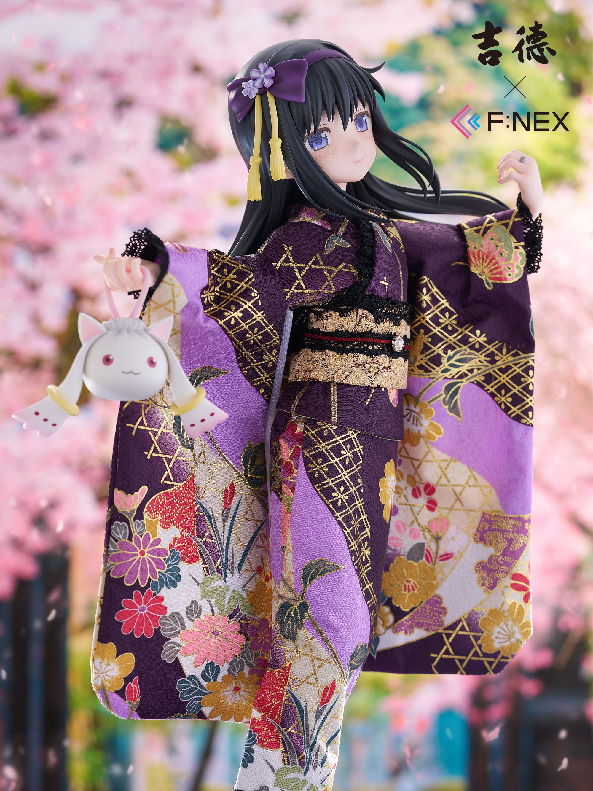 furyu-f-nex-homura-akemi-puppe-figur-1-4-kimono image 2