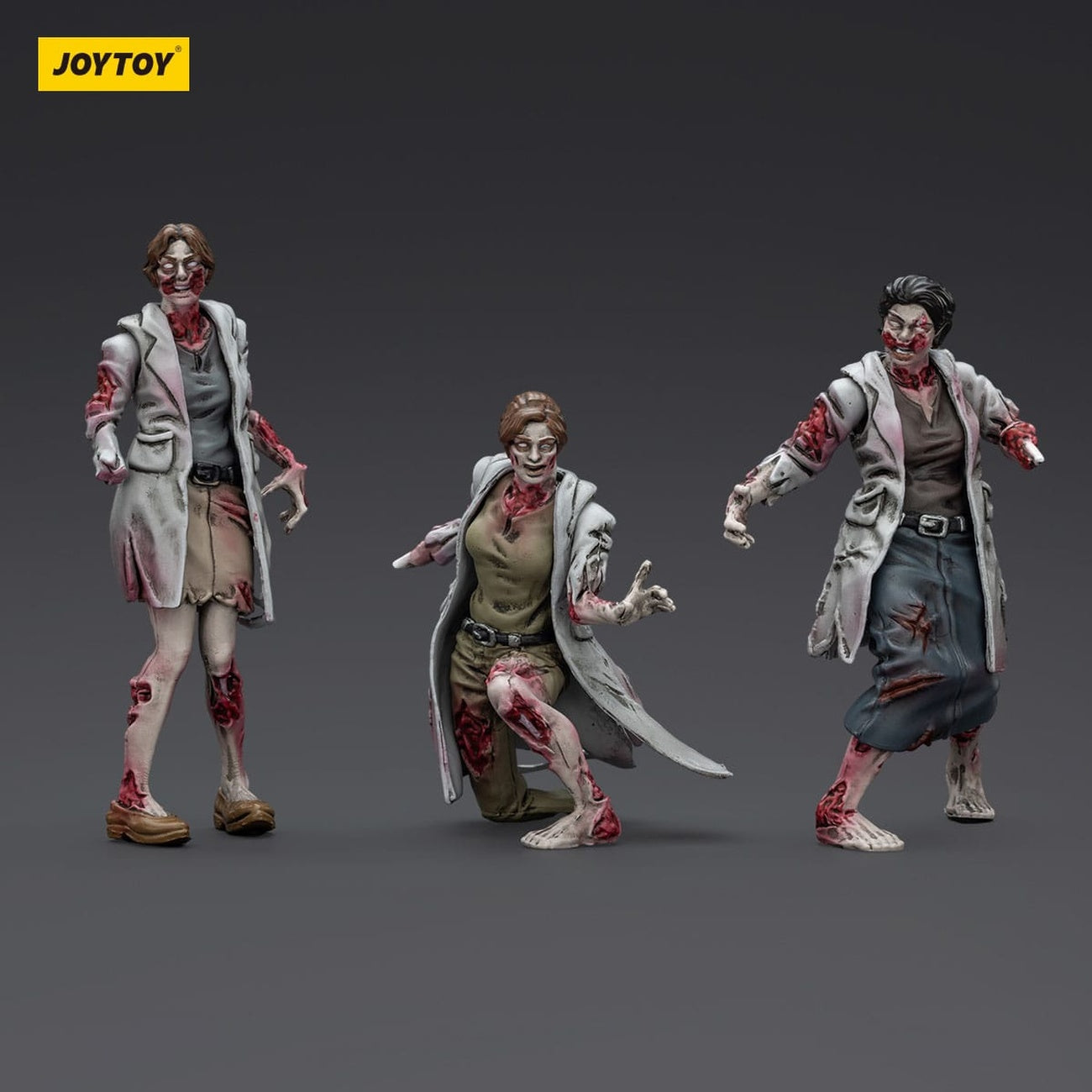 elbenwald-zombie-dark-source-medics-actionfiguren-3er-pack-8-cm image 3