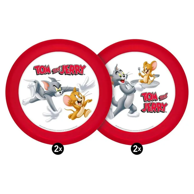 tom-jerry-teller-4er-pack-21-cm-polypropylen image 1