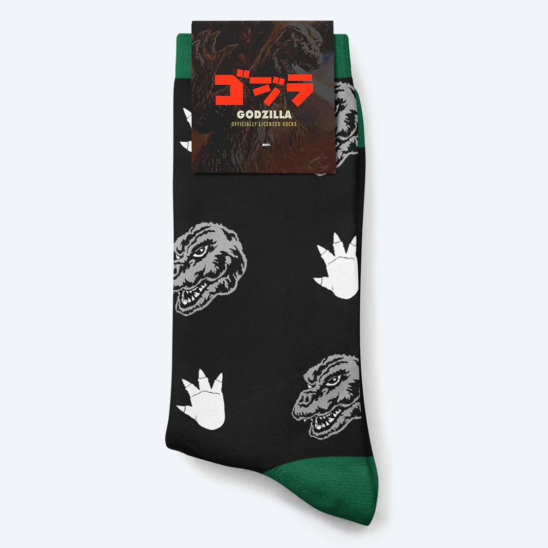 godzilla-apparel-socken-schwarz-gr-n-baumwolle-one-size image 2