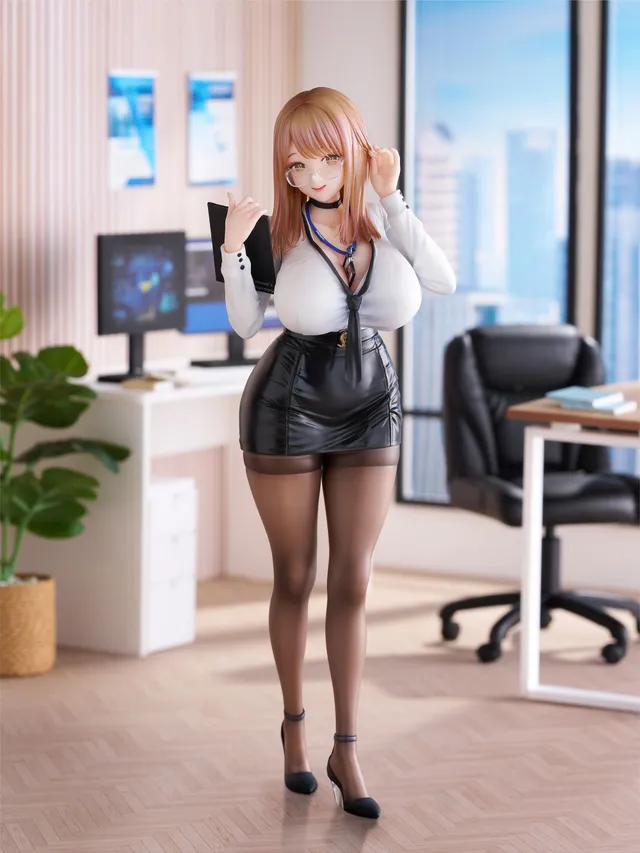 furyu-f-nex-emma-office-therapy-1-7-figur-brille image 1