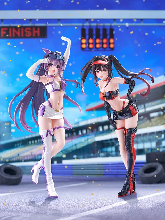 furyu-tenitol-tall-tohka-kurumi-figur-race-queen-set image 1