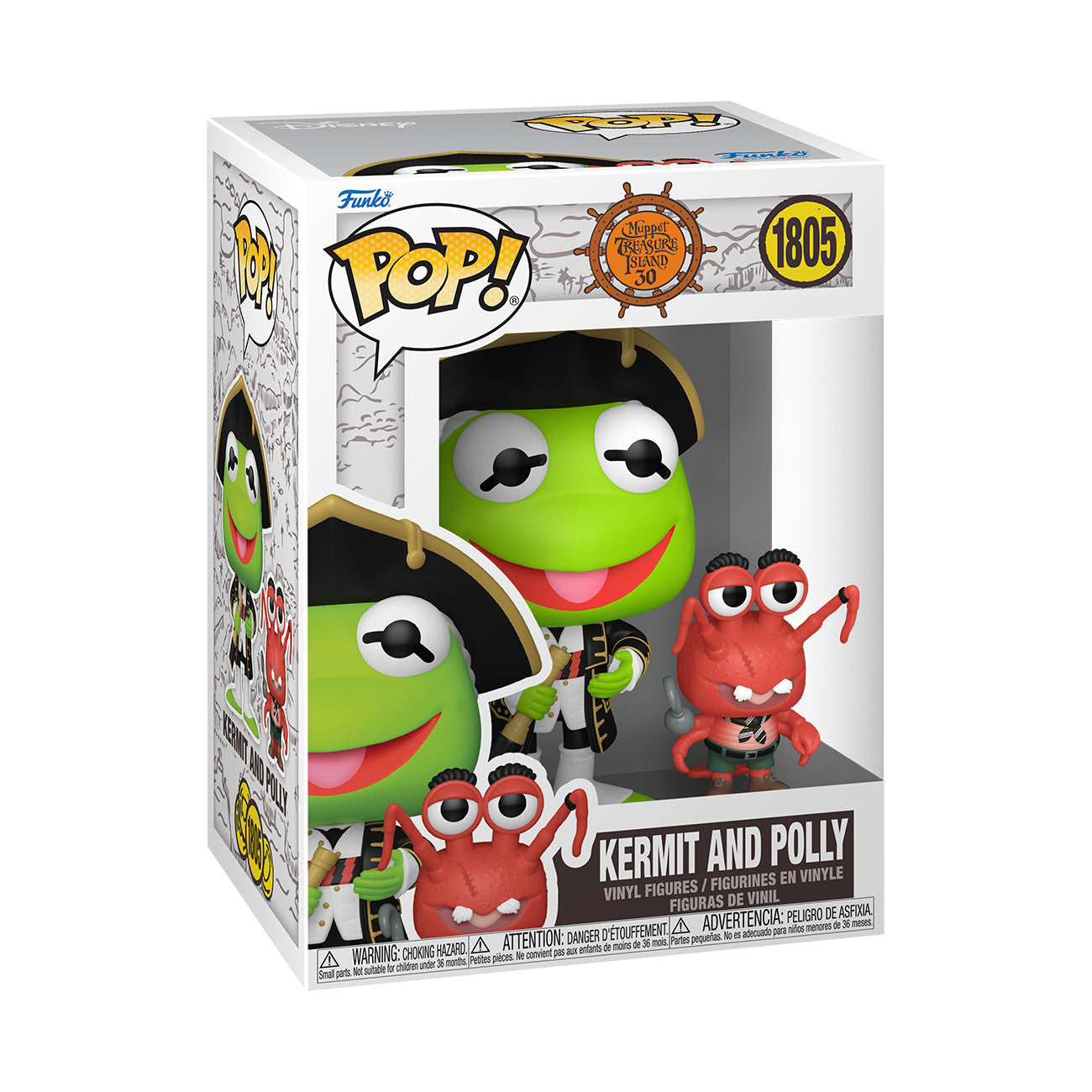 muppets-treasure-island-kermit-und-polly-funko-pop-set-2er image 1