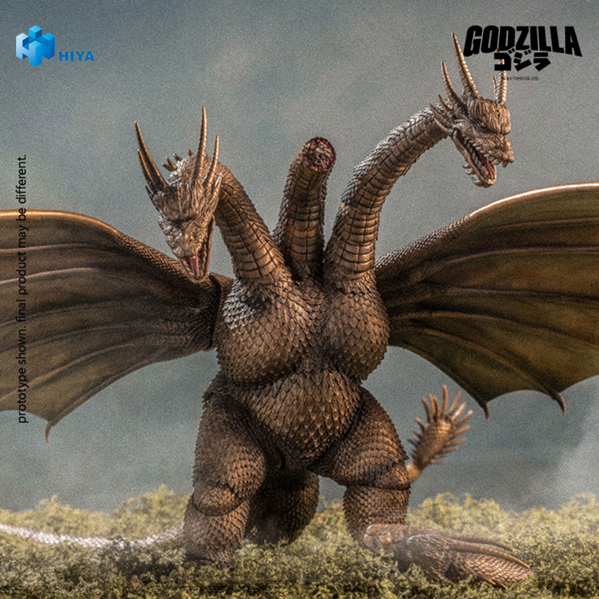 godzilla-king-ghidorah-1991-battle-damaged-figur-33-cm image 5