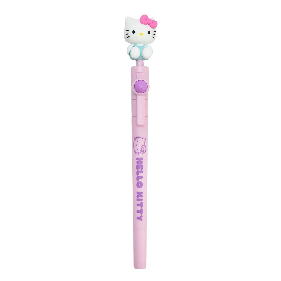 sanrio-hello-kitty-kugelschreiber-mit-wackelfigur-schwarz-18-cm image 1