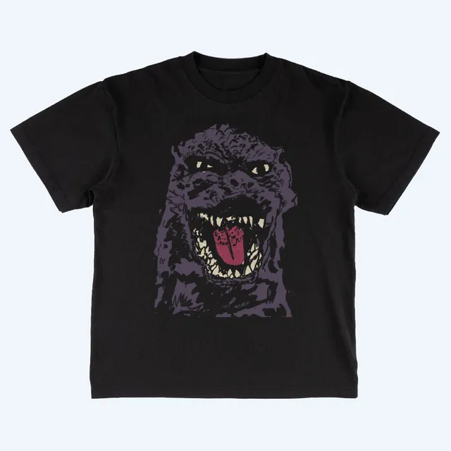 godzilla-sketch-black-t-shirt-schwarz-baumwolle-s-3xl image 1