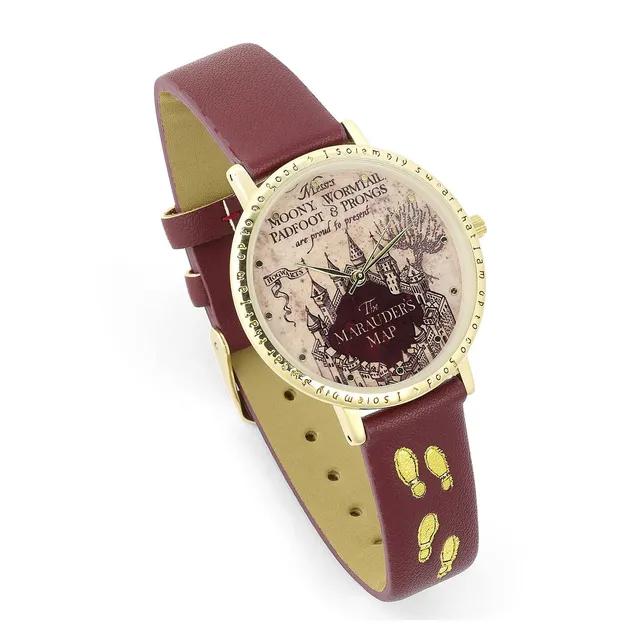 elbenwald-harry-potter-karte-des-rumtreibers-armbanduhr image 1