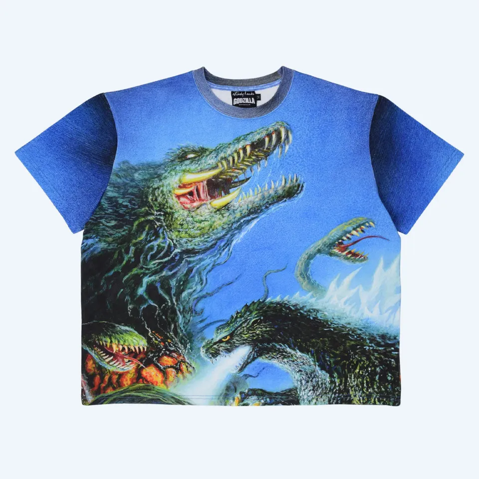 godzilla-vs-biollante-jumbo-tee-t-shirt-baumwolle-gr-m-print image 1