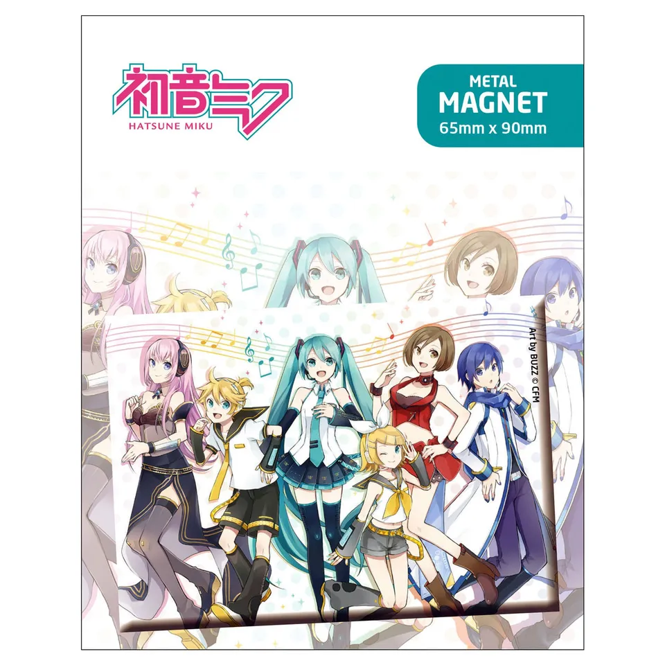 hatsune-miku-and-friends-magnet-aluminium image 1