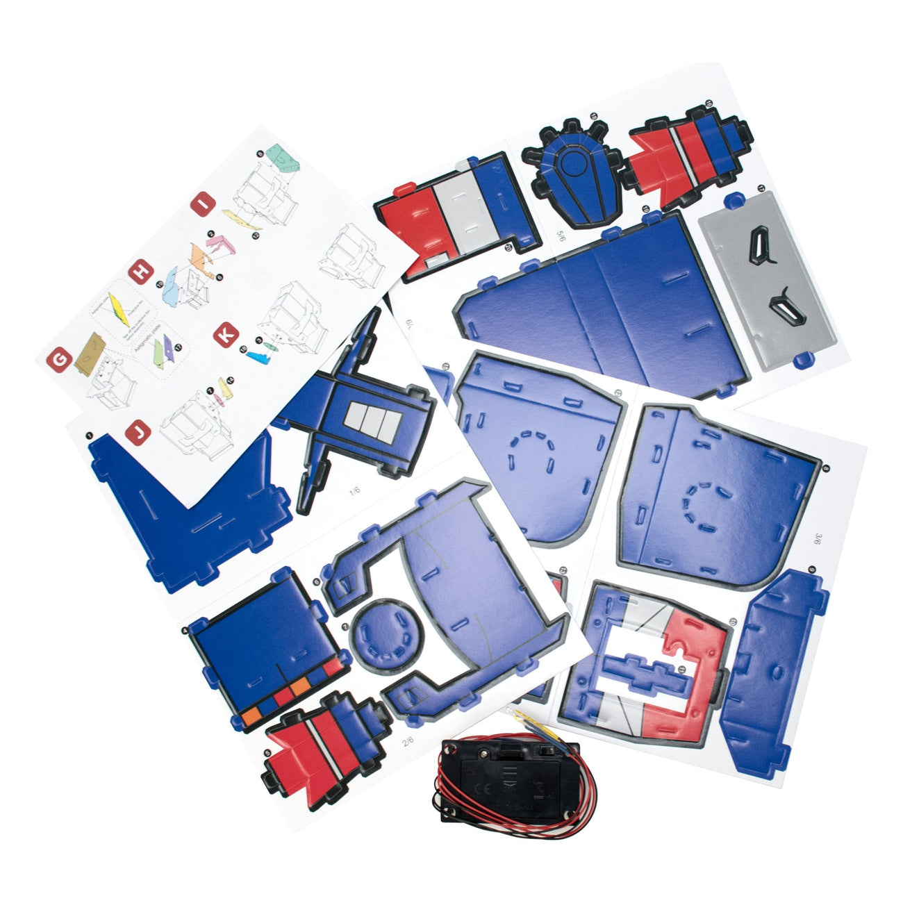 elbenwald-transformers-optimus-prime-selbstbaulampe-bastelset image 3