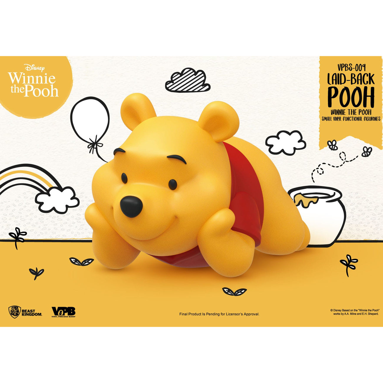 beast-kingdom-winnie-puuh-spardose-liegend-vinyl-17-cm image 2