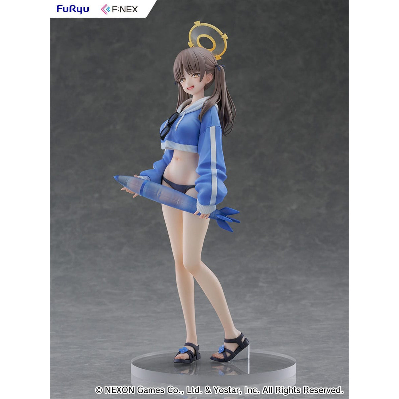 elbenwald-blue-archive-moe-swimsuit-pvc-statue-1-7-27cm image 4