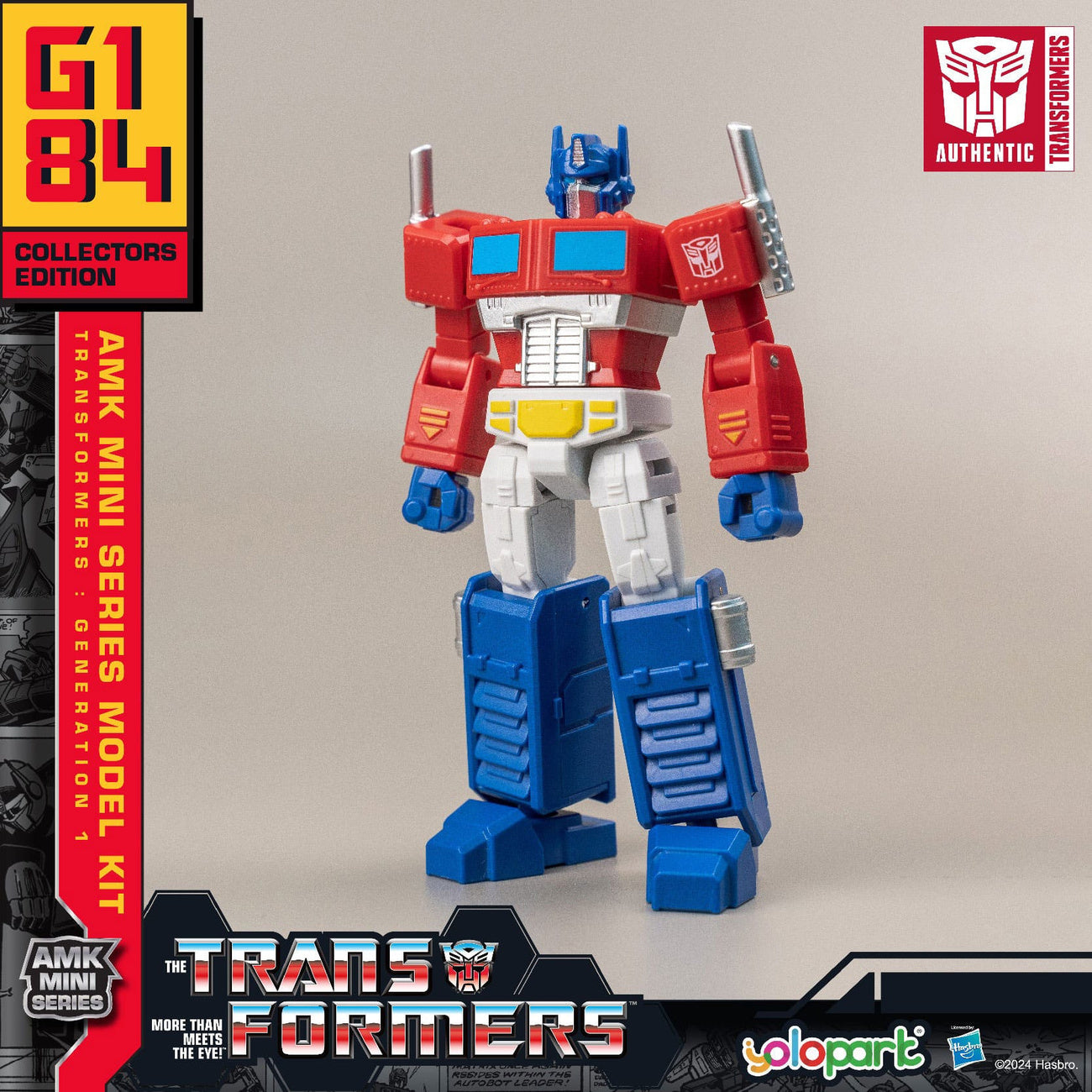 yolopark-transformers-generation-one-optimus-prime-amk-mini-modellbausatz image 1