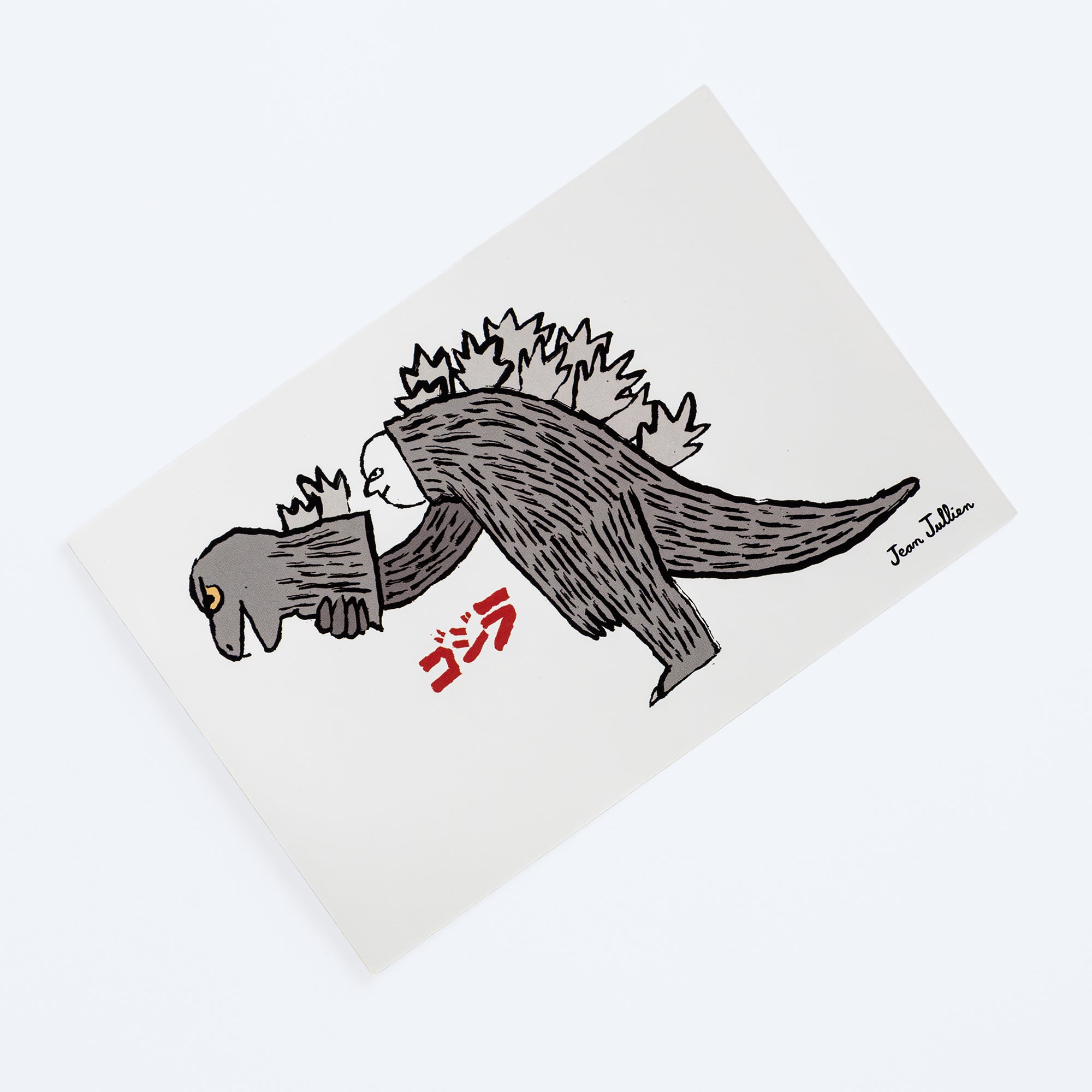 godzilla-the-art-jean-jullien-postkarte-wei image 2