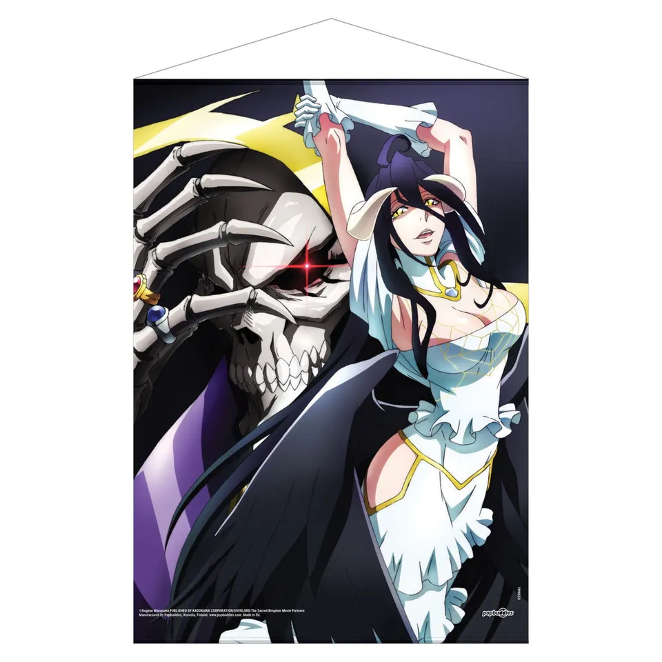 overlord-wandrolle-ainz-ooal-gown-albedo-50-x-70-cm image 1