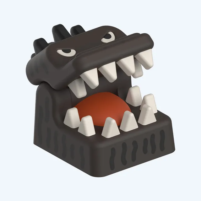 arbiter-studio-godzilla-artisan-keycap-1u-resin image 1