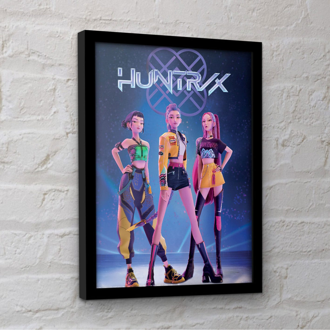 elbenwald-kpop-demon-hunters-huntrix-poster-mit-rahmen image 2