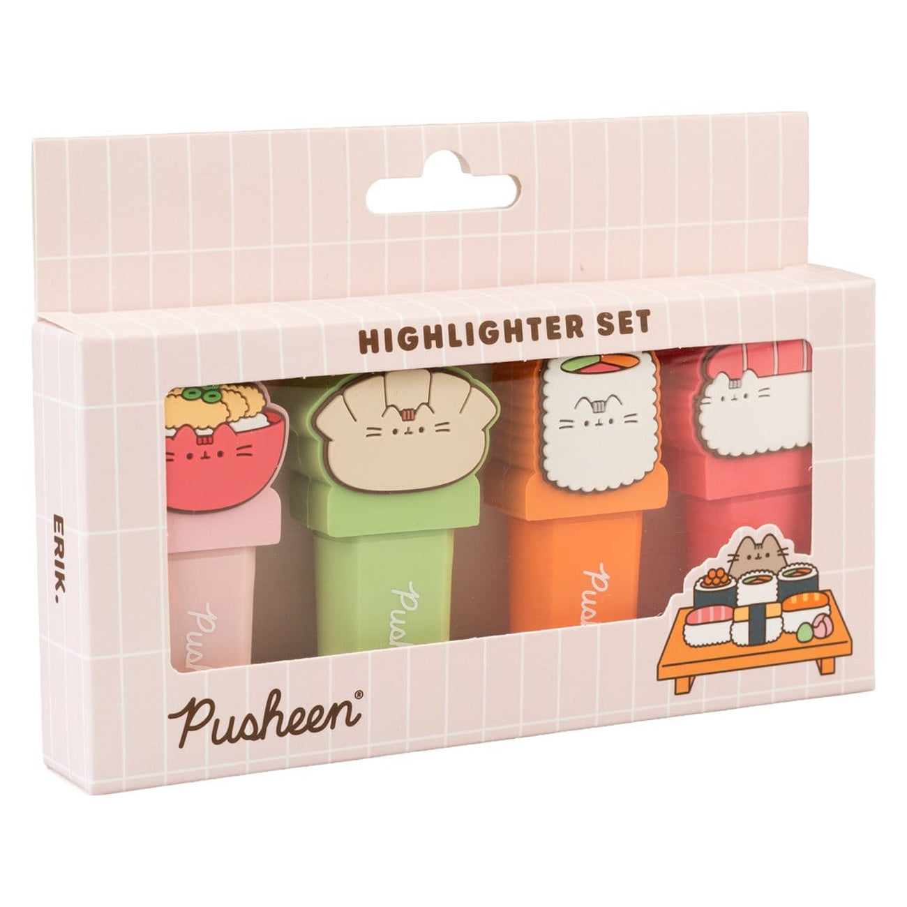 elbenwald-pusheen-textmarker-4er-set-sushi-roll-topper image 7
