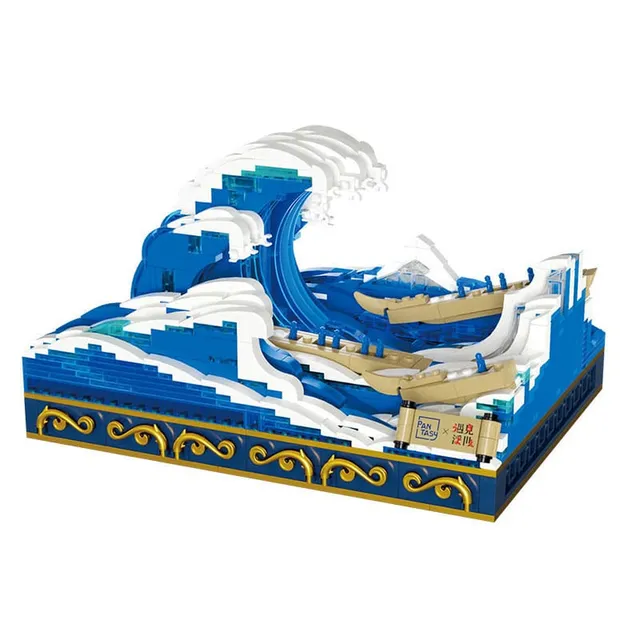 pantasy-great-wave-of-kanagawa-bauset-puzzle image 1