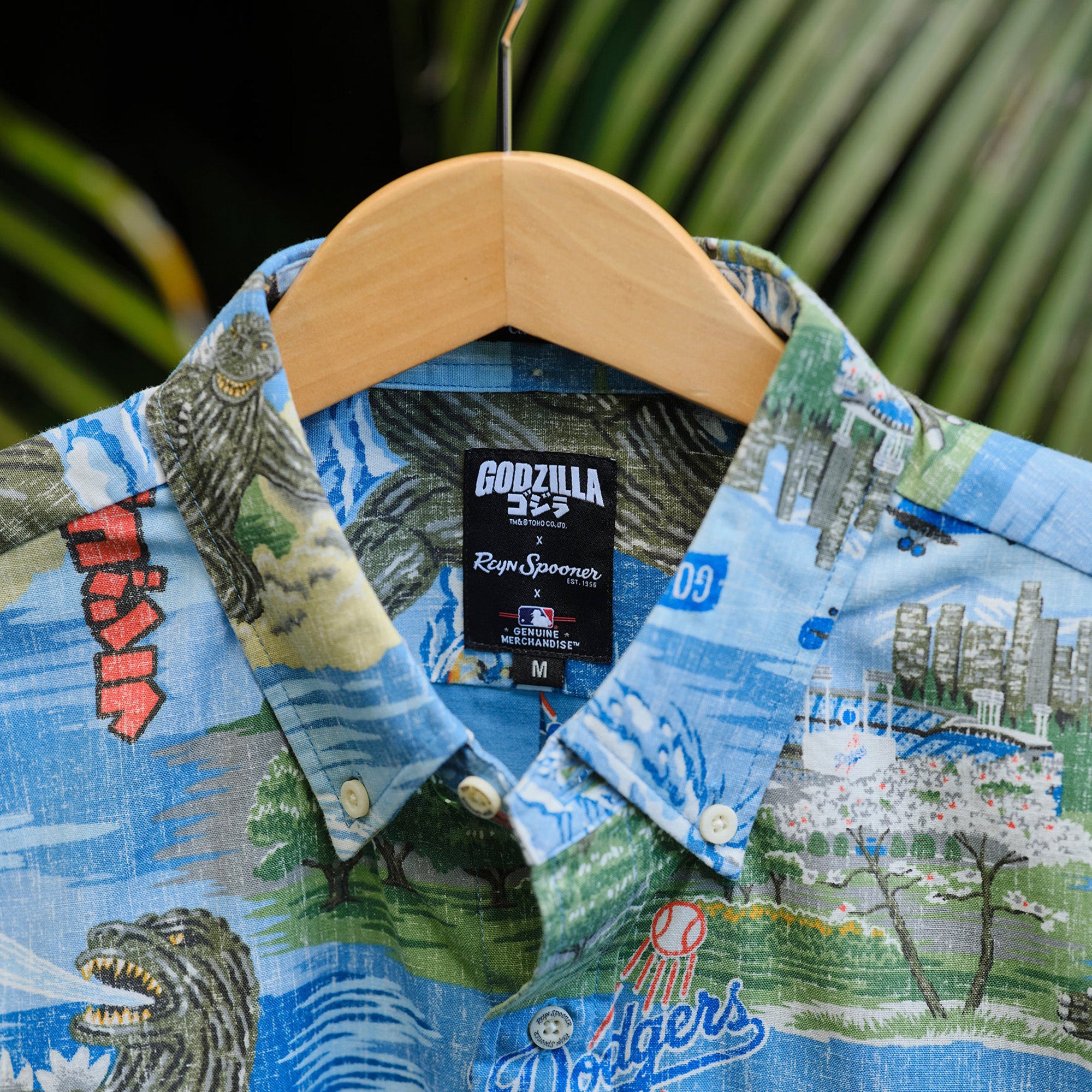 reyn-spooner-los-angeles-dodgers-godzilla-aloha-shirt-herren image 5