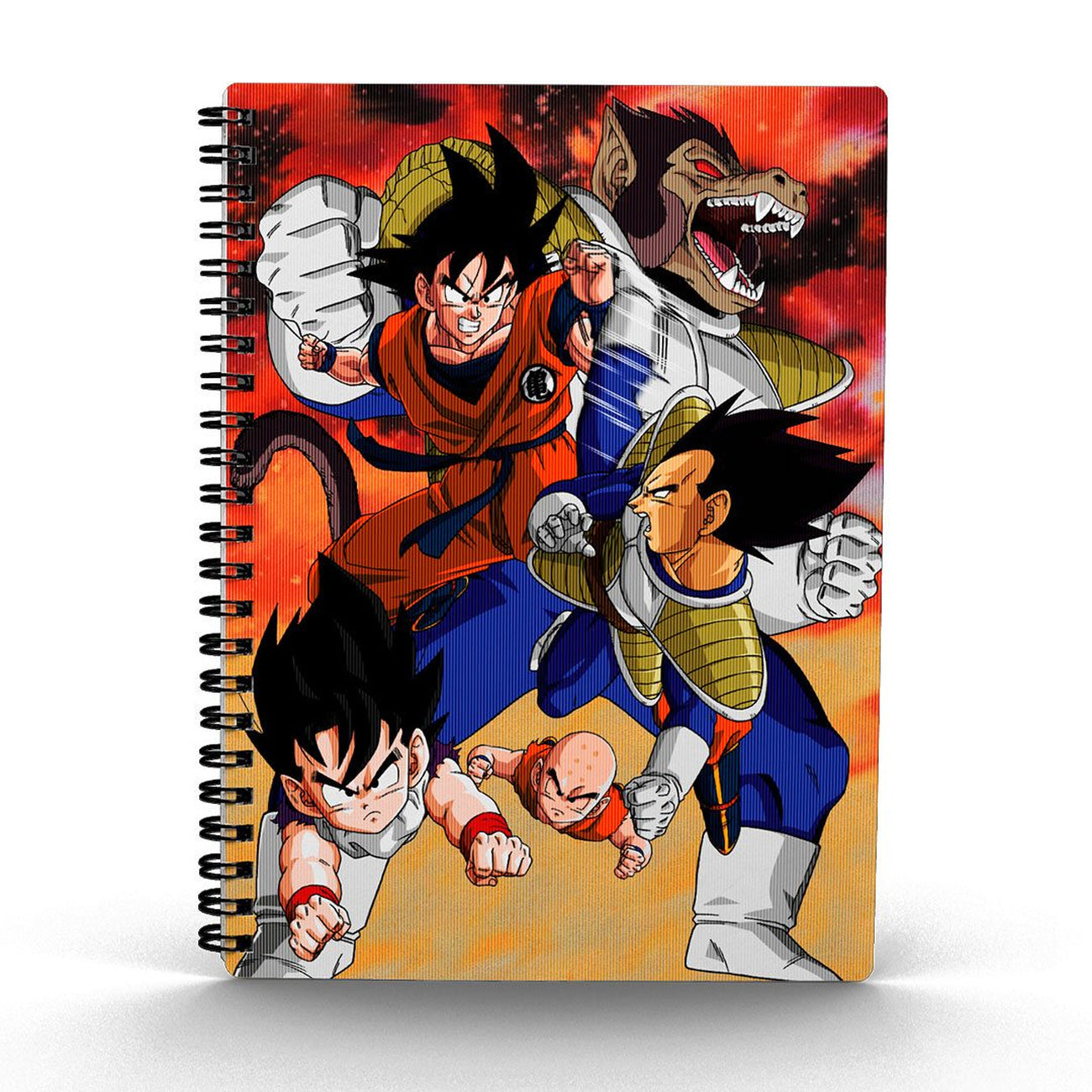 dragon-ball-z-notizbuch-a5-goku-vs-vegeta-3d-effekt image 1