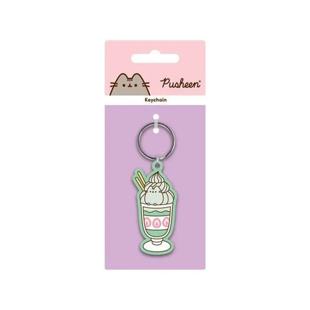 pusheen-matcha-pvc-schl-sselanh-nger image 1