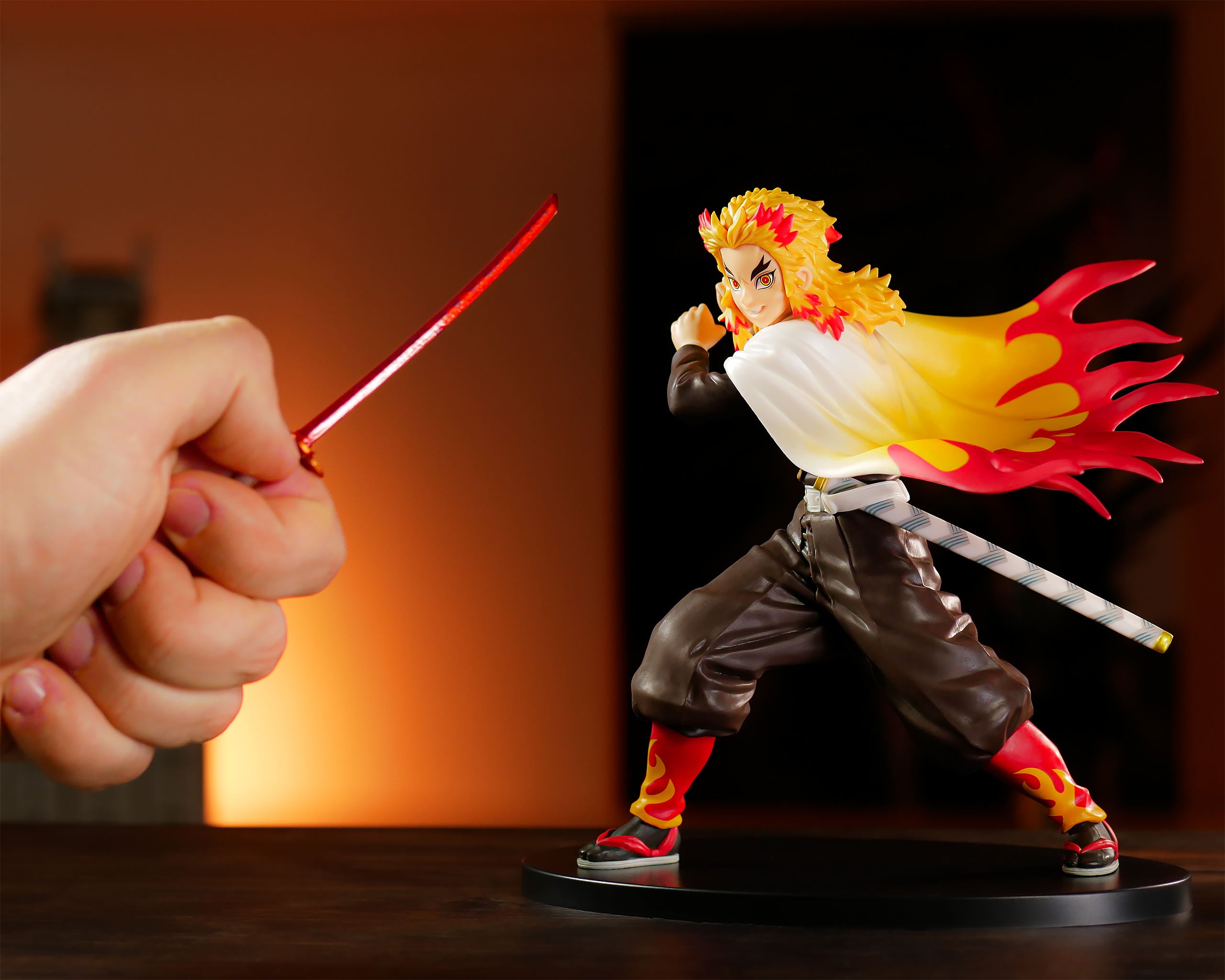 elbenwald-demon-slayer-kyojuro-rengoku-vibration-stars-figur-21-5cm image 3