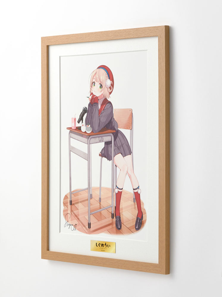 furyu-f-nex-shigure-ui-kunstdruck-primo-art-gerahmt-mit-signatur image 2